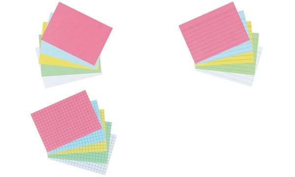 Herlitz Karteikarte A6 liniert gelb 100er Packung - 1150614