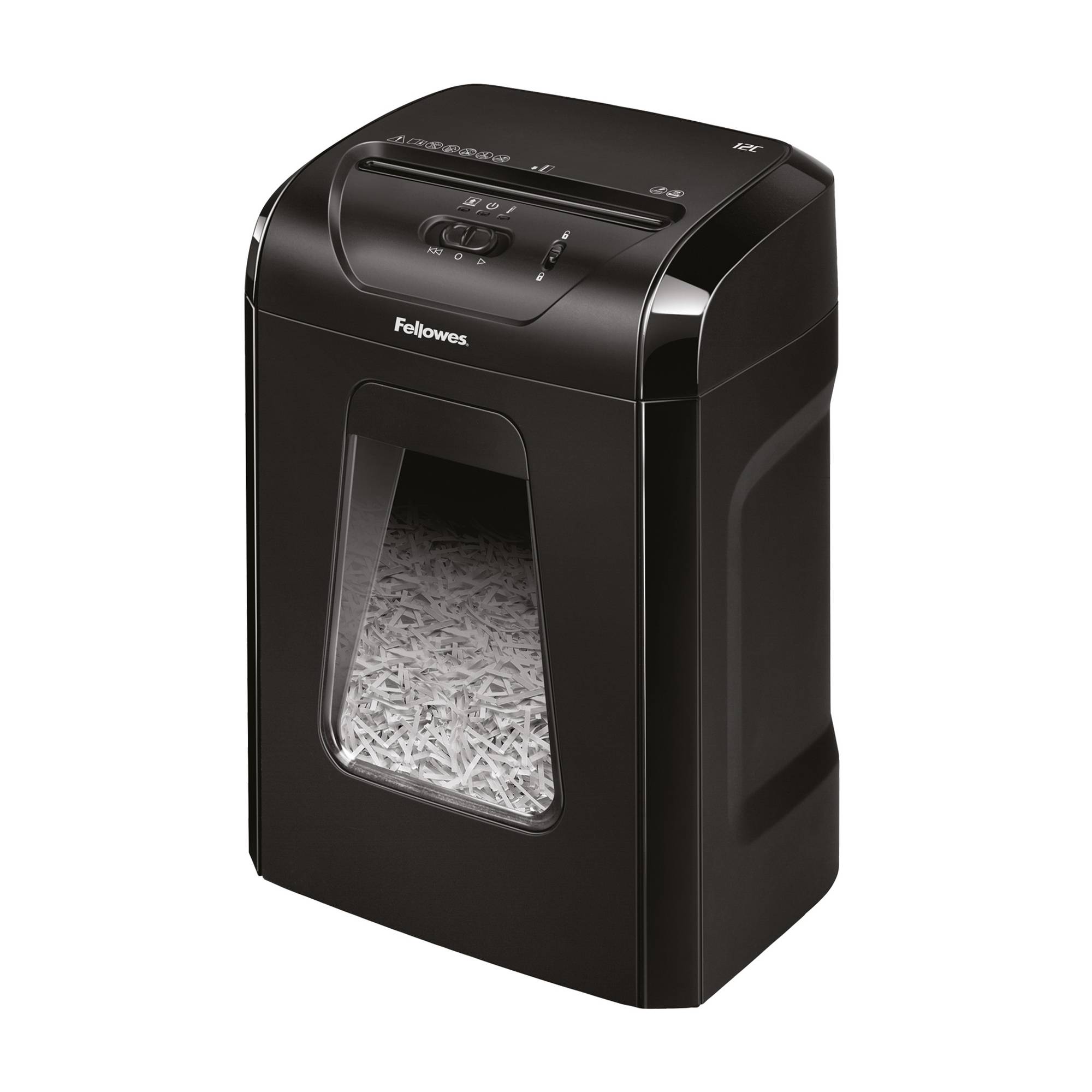 0043859732326 - Aktenvernichter Powershred® 12C P-4 T-4 Partikelschnitt 12 Bl (70 g m²) schwarz 0043859732326 Fellowes 0043859732326 - Aktenvernichter Powershred® 12C P-4 T-4 Partikelschnitt 12 Bl (70 g m²) schwarz 0043859732326 Fellowes