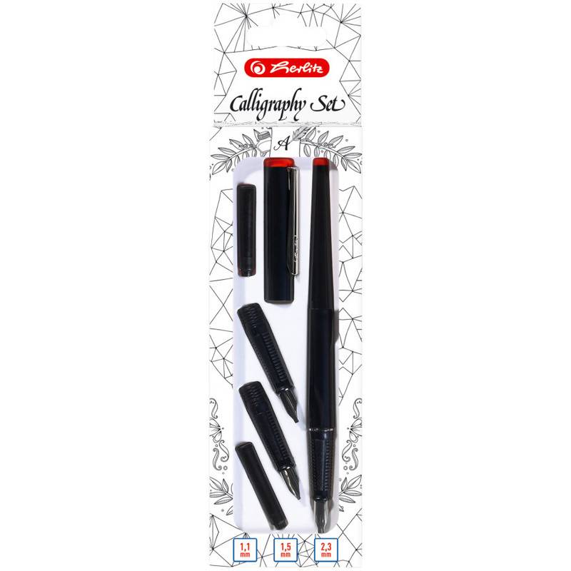 Herlitz Füllhalter Kalligraphieset Standard Zeichnen,Malen,Basteln