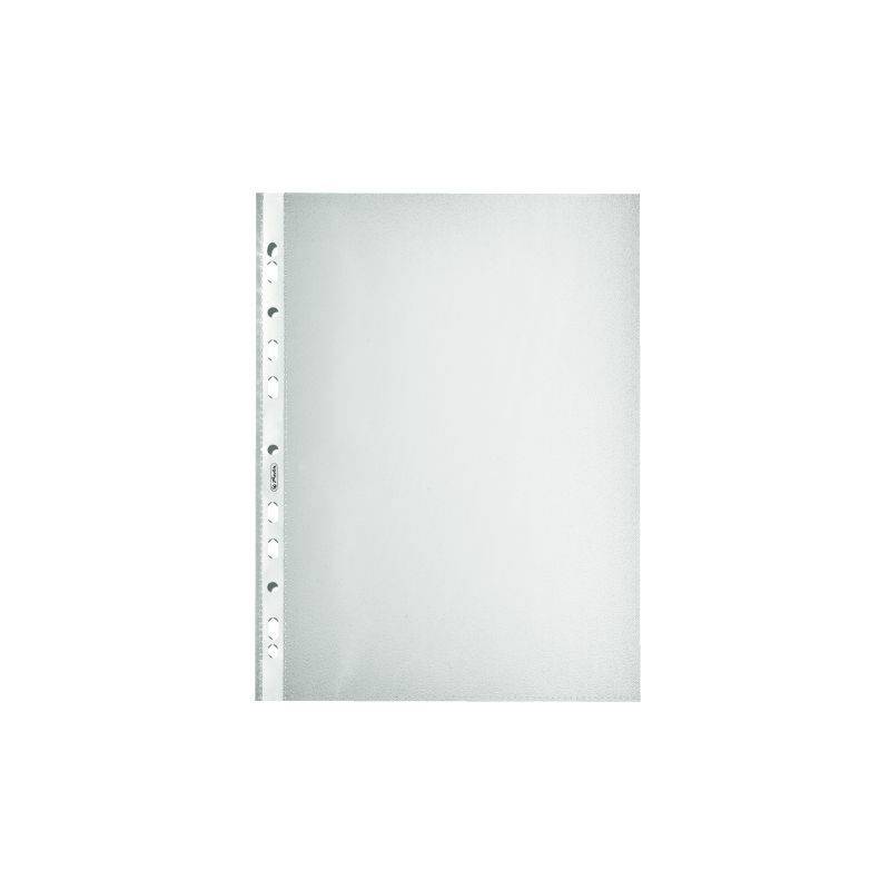 Herlitz Prospekthülle A4 genarbt Premium 100er Packung - 10840320