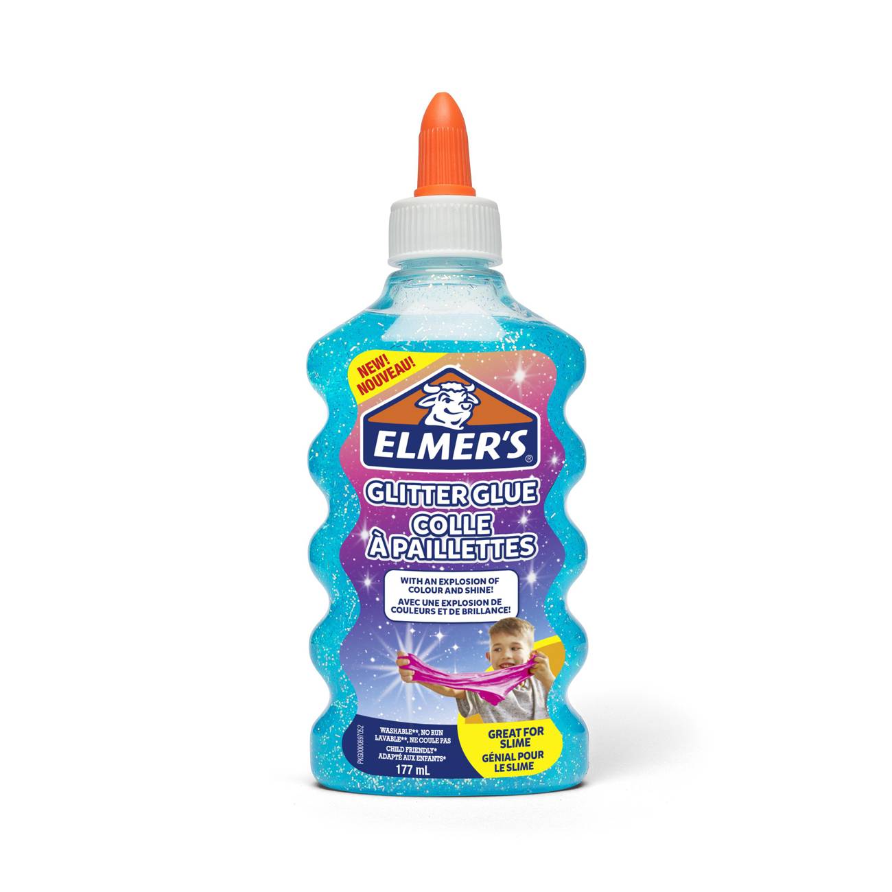 Elmers Glitzerkleber Blau 177ml Zeichnen,Malen,Basteln
