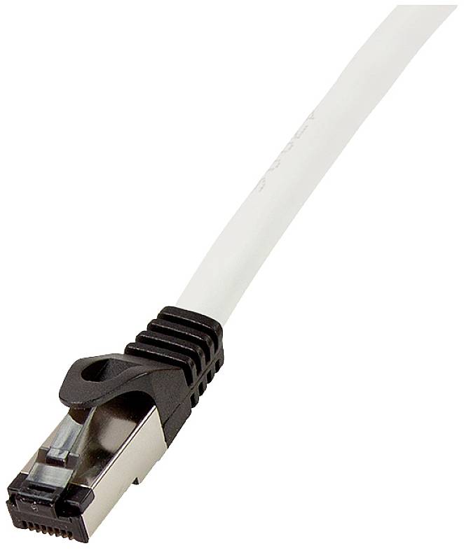 Logilink Premium Cat.8.1 Patchkabel, hellgrau, 15,00m LSZH Logilink Premium Cat.8.1 Patchkabel, hellgrau, 15,00m LSZH