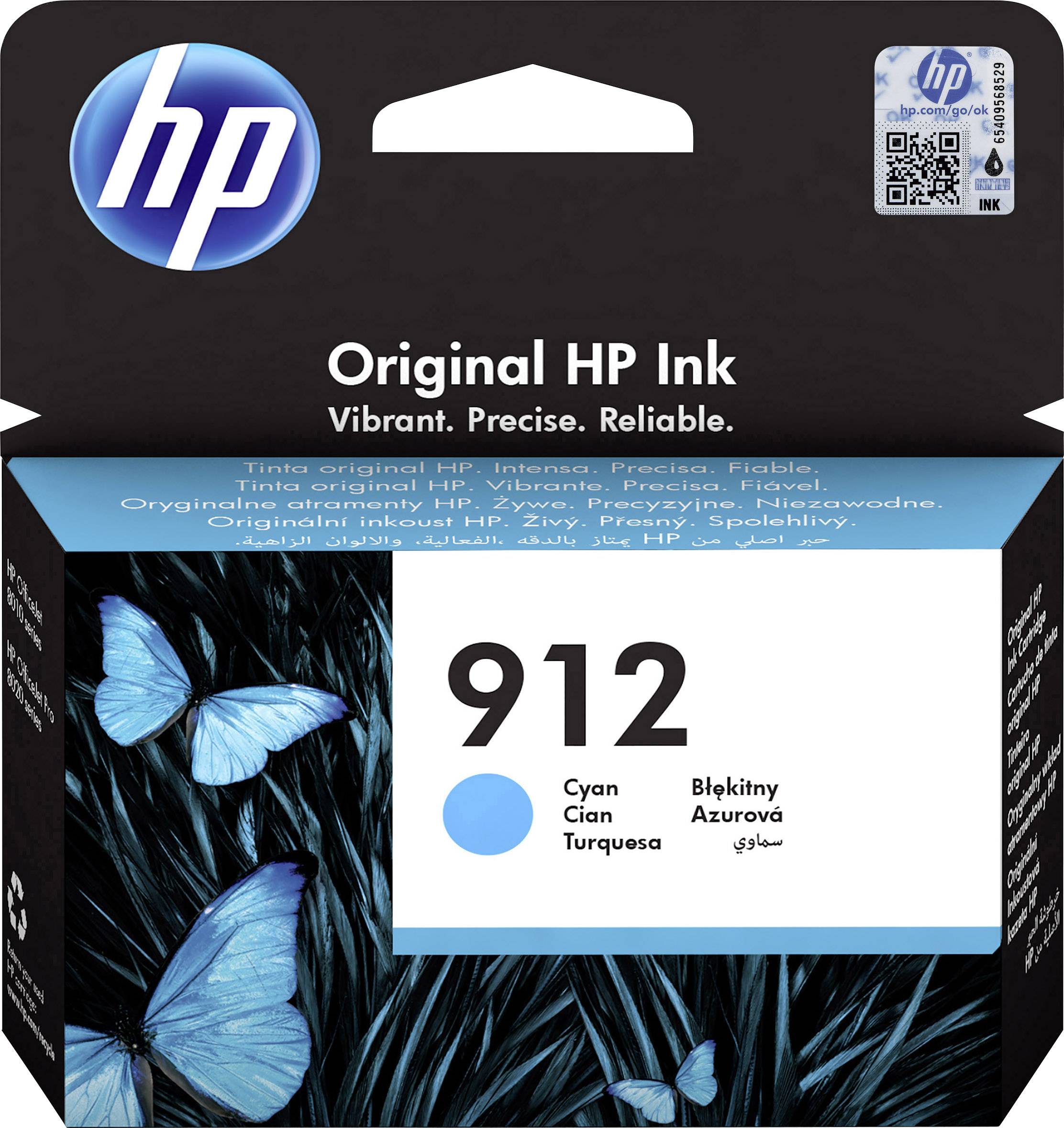 HP 912 Cyan Tintenpatrone 2,93ml, HP Inc. 3YL77AE#BGX  (BILD1)