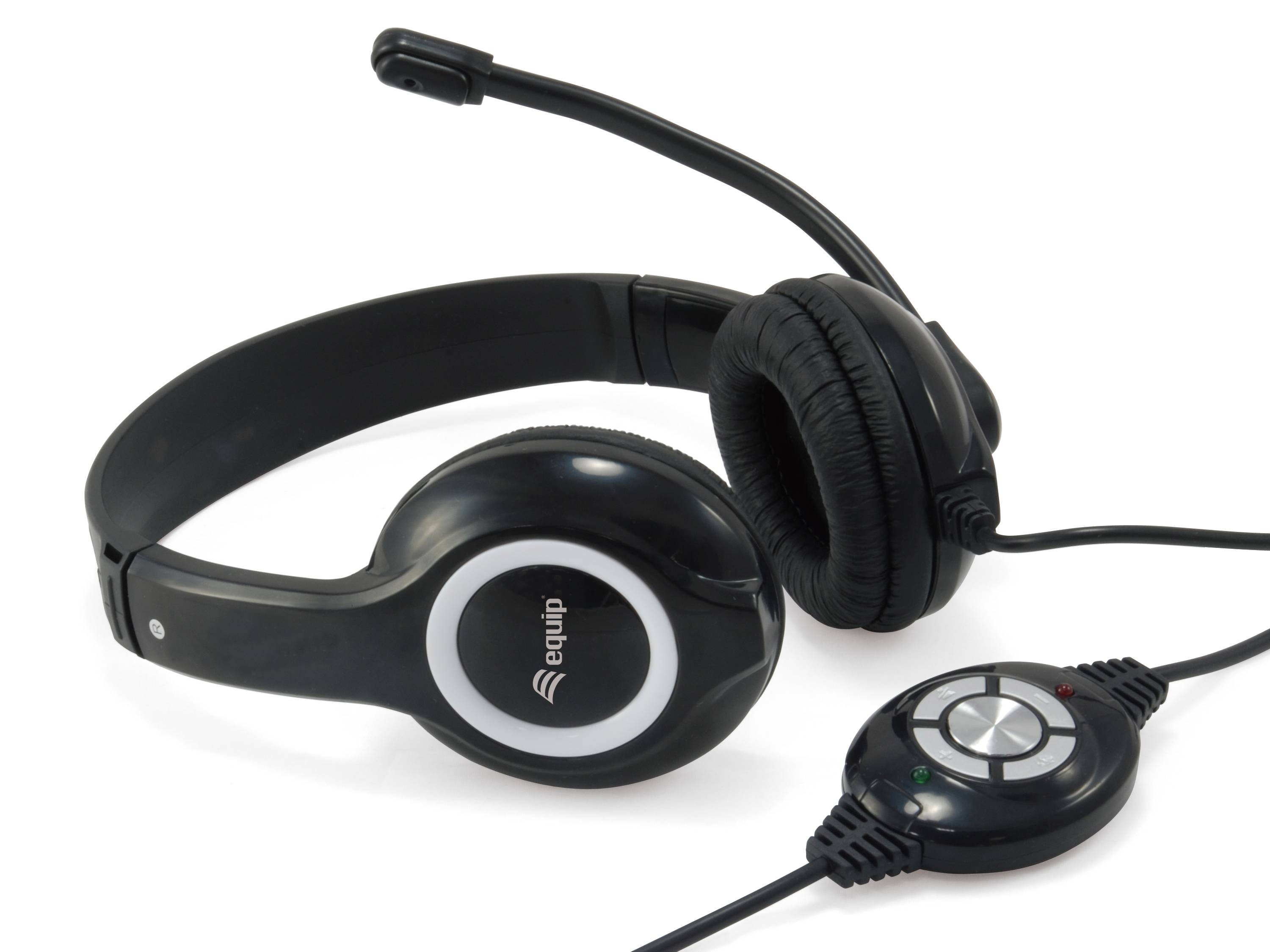 4015867208519 - Equip 245301 Kopfhörer & Headset Kabelgebunden Kopfband Anrufe Musik USB Typ-A Schwarz