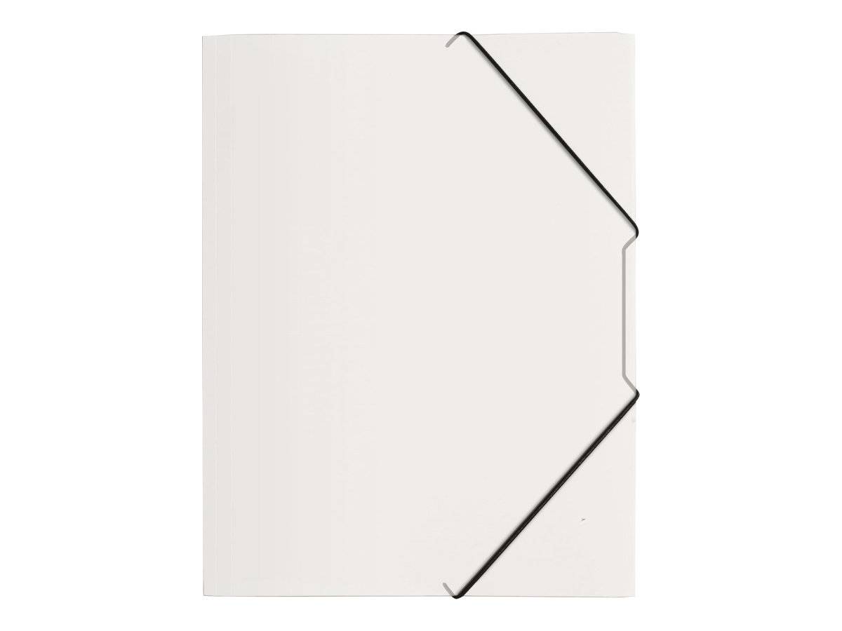 PAGNA Gummizugmappe A4 PP 3 Einschlagklappen transparent - 21613-19