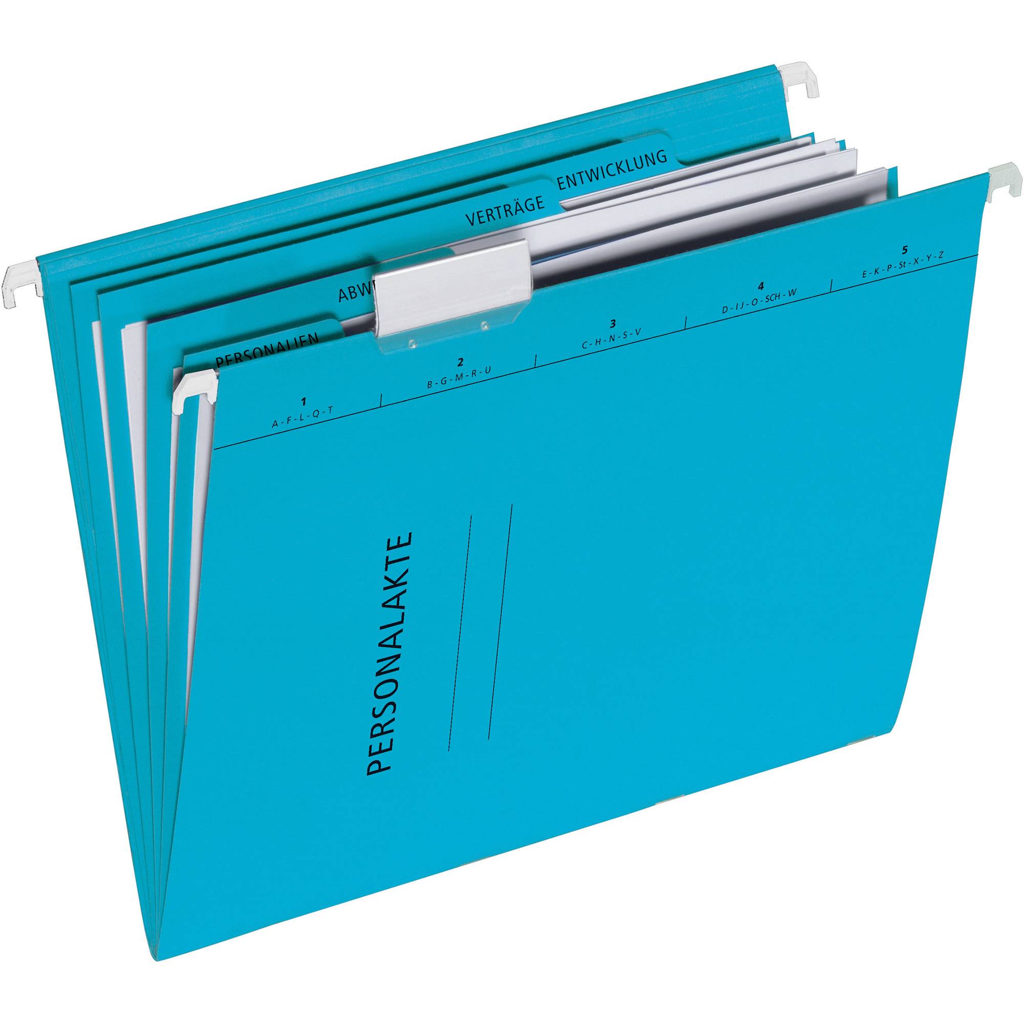 PAGNA Personalakte A4 5 Fächer blau Ordnen,Archivieren,Verstauen