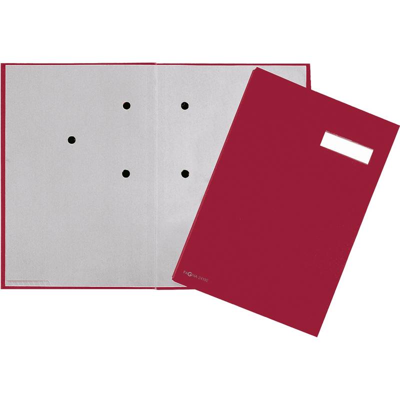 PAGNA Unterschriftsmappe Kunststoff 20 Fächer rot Ordnen,Archivieren,Verstauen