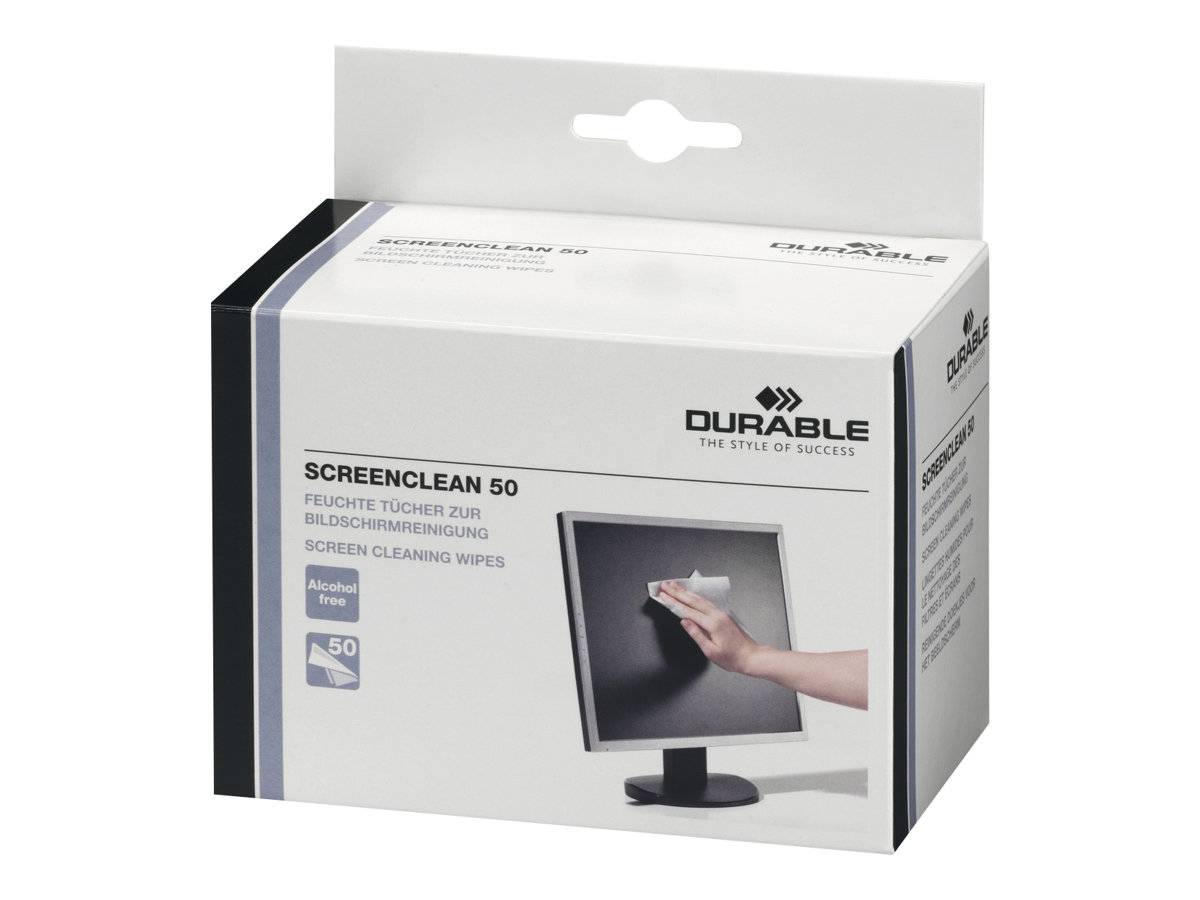 DURABLE SCREENCLEAN 50 Reinigungstücher 50 Stück - 578702