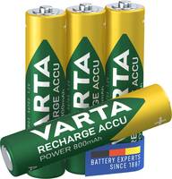 Varta Akku RECHARGE Power AAA HR03 800mAh 4St. Varta Akku RECHARGE Power AAA HR03 800mAh 4St.