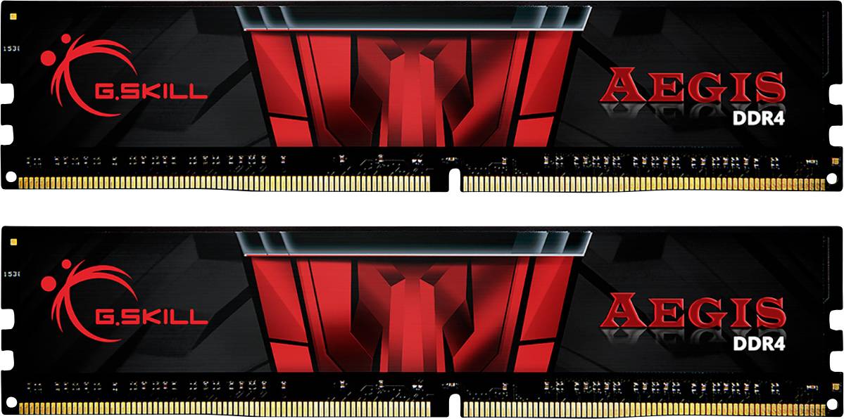 4713294224385 - Aegis PC-Arbeitsspeicher Kit DDR4 16 GB 2 x 8 GB Non-ECC 3200 MHz 288pin DIMM CL16-18-18-38 F4-3200C16D-16GIS 4713294224385 - Aegis PC-Arbeitsspeicher Kit DDR4 16 GB 2 x 8 GB Non-ECC 3200 MHz 288pin DIMM CL16-18-18-38 F4-3200C16D-16GIS
