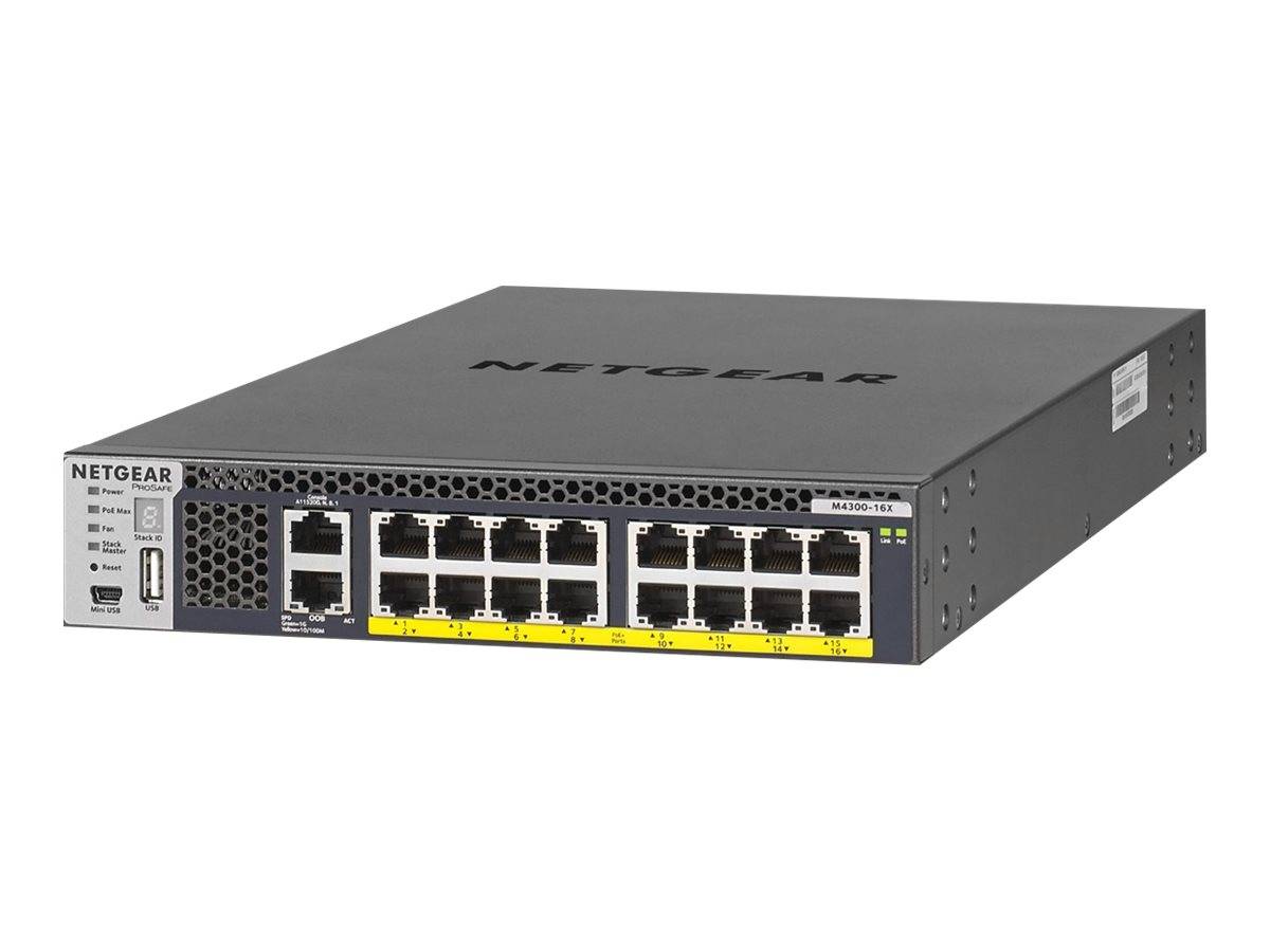 NETGEAR Switch 16x GE XSM4316PA-100NES (10-Gigabit)
