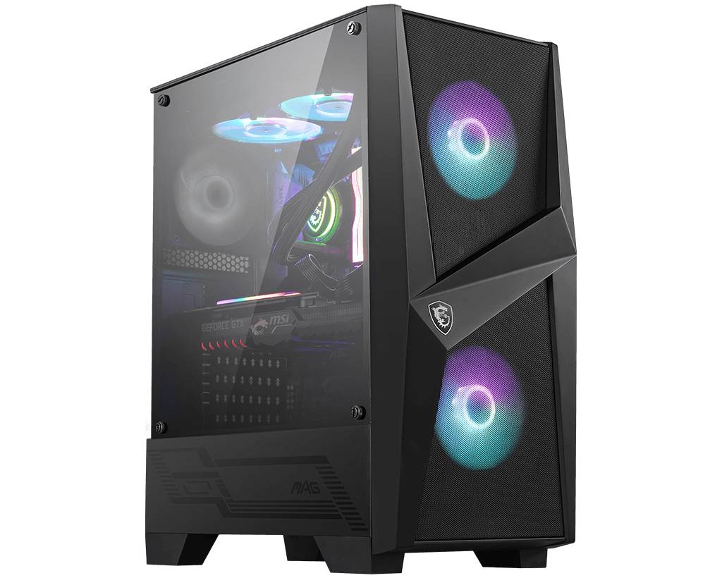 4719072676407 - MAG FORGE 100R - Midi Tower - PC - Schwarz - Transparent - ATX - micro ATX - Mini-ITX - Gehärtetes Glas - Gaming 4719072676407 - MAG FORGE 100R - Midi Tower - PC - Schwarz - Transparent - ATX - micro ATX - Mini-ITX - Gehärtetes Glas - Gaming