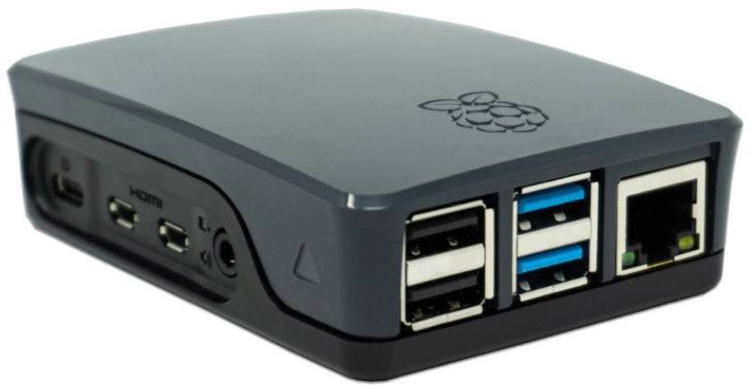 0644824914923 - RASP 4 CASE BK - Gehäuse für 4 schwarz grau 0644824914923 - RASP 4 CASE BK - Gehäuse für 4 schwarz grau