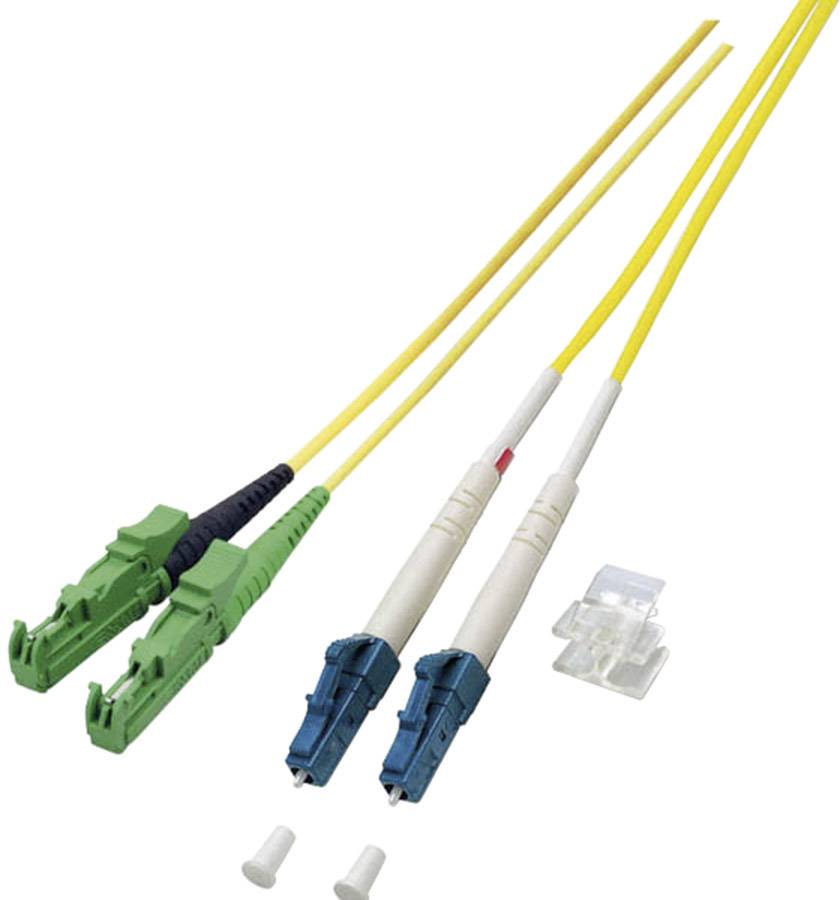 EFB Duplex Patchkabel LC-E2000 9/125 OS2 LSZH 3mm 2.0m gelb