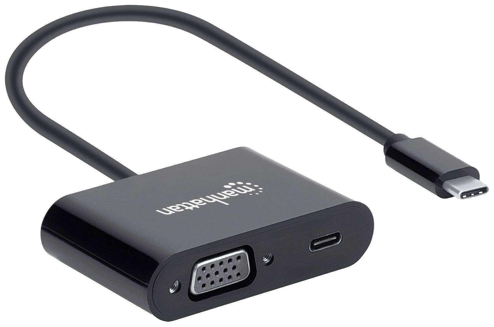 0766623153430 - USB-C to VGA and USB-C (inc Power Delivery) 1080p@60Hz 195cm Black Power Delivery to USB-C Port (60W) Male to Female Lifetime Warranty Retail Box - Videoadapter - USB-C zu HD-15 (VGA) - 195 cm 0766623153430 - USB-C to VGA and USB-C (inc Power Delivery) 1080p@60Hz 195cm Black Power Delivery to USB-C Port (60W) Male to Female Lifetime Warranty Retail Box - Videoadapter - USB-C zu HD-15 (VGA) - 195 cm
