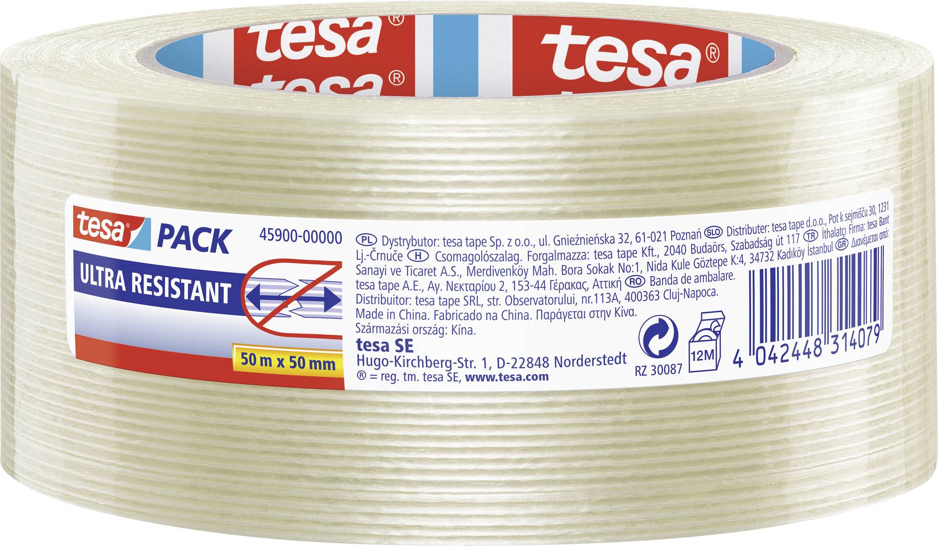 tesapack Ultra Resistant Monofilament 50m 50mm -Packband- - 45900-00000-01