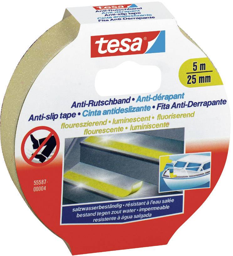 tesa Anti-Rutschband fluoreszierend 5m 25mm - 55580-00000-11