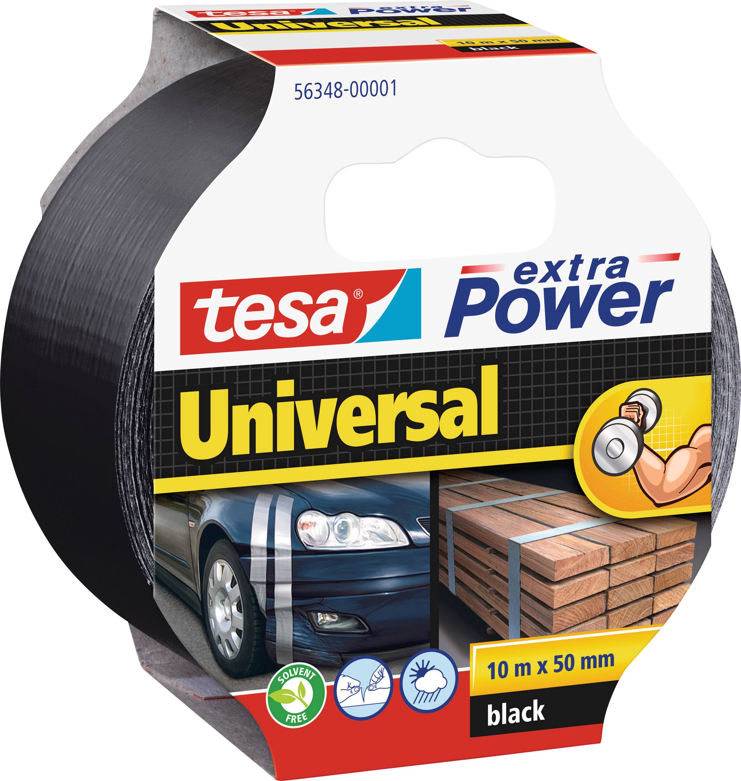 tesa extra Power Universal 10m 50mm schwarz - 56348-00001-15