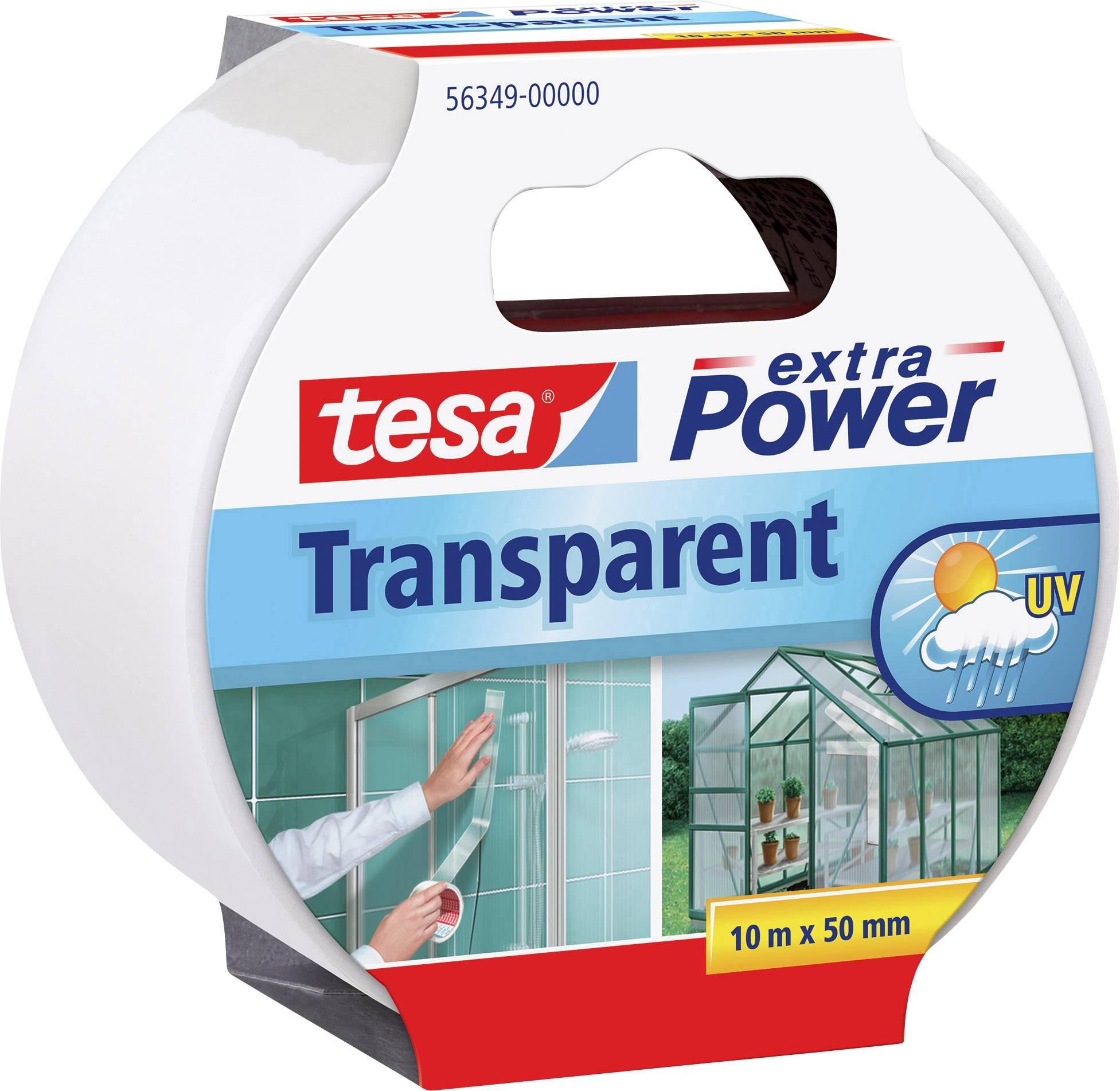 tesa extra Power 10m 50mm transparent PE - 56349-00000-05