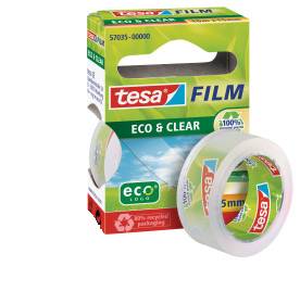 tesafilm Handabroller grün + 1x tesafilm 33m 19mm eco&clear - 57968-00000-01