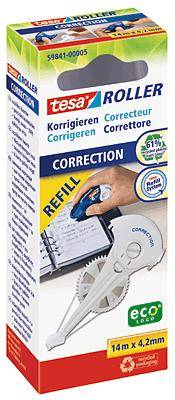 tesa Nachfüllkassette Korrekturroller 14m 4,2mm ecoLogo - 59841-00005-05