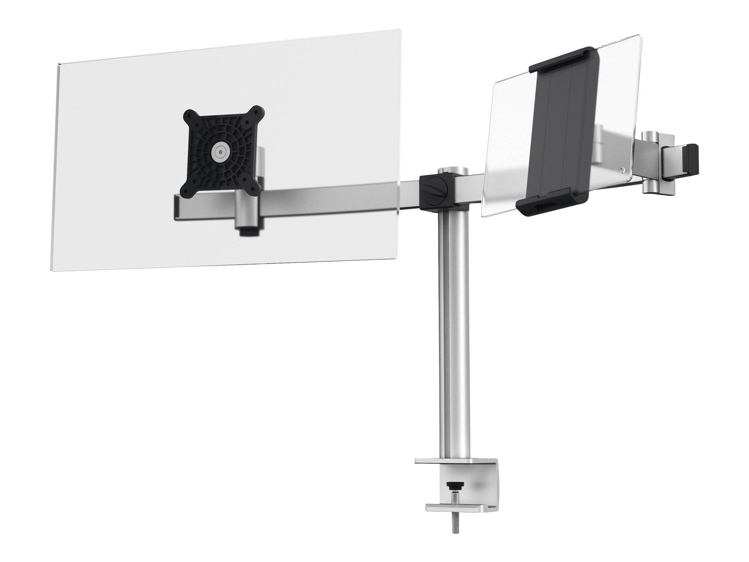 DURABLE Monitorhalterung PRO 1Mon. 1Tablet Tischklemme Silb. DURABLE Monitorhalterung PRO 1Mon. 1Tablet Tischklemme Silb.