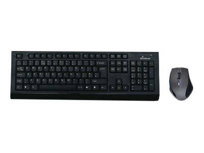 4260283119325 - MROS104 - Tastatur-und-Maus-Set - kabellos - QWERTY - GB - Grau Schwarz 4260283119325 - MROS104 - Tastatur-und-Maus-Set - kabellos - QWERTY - GB - Grau Schwarz