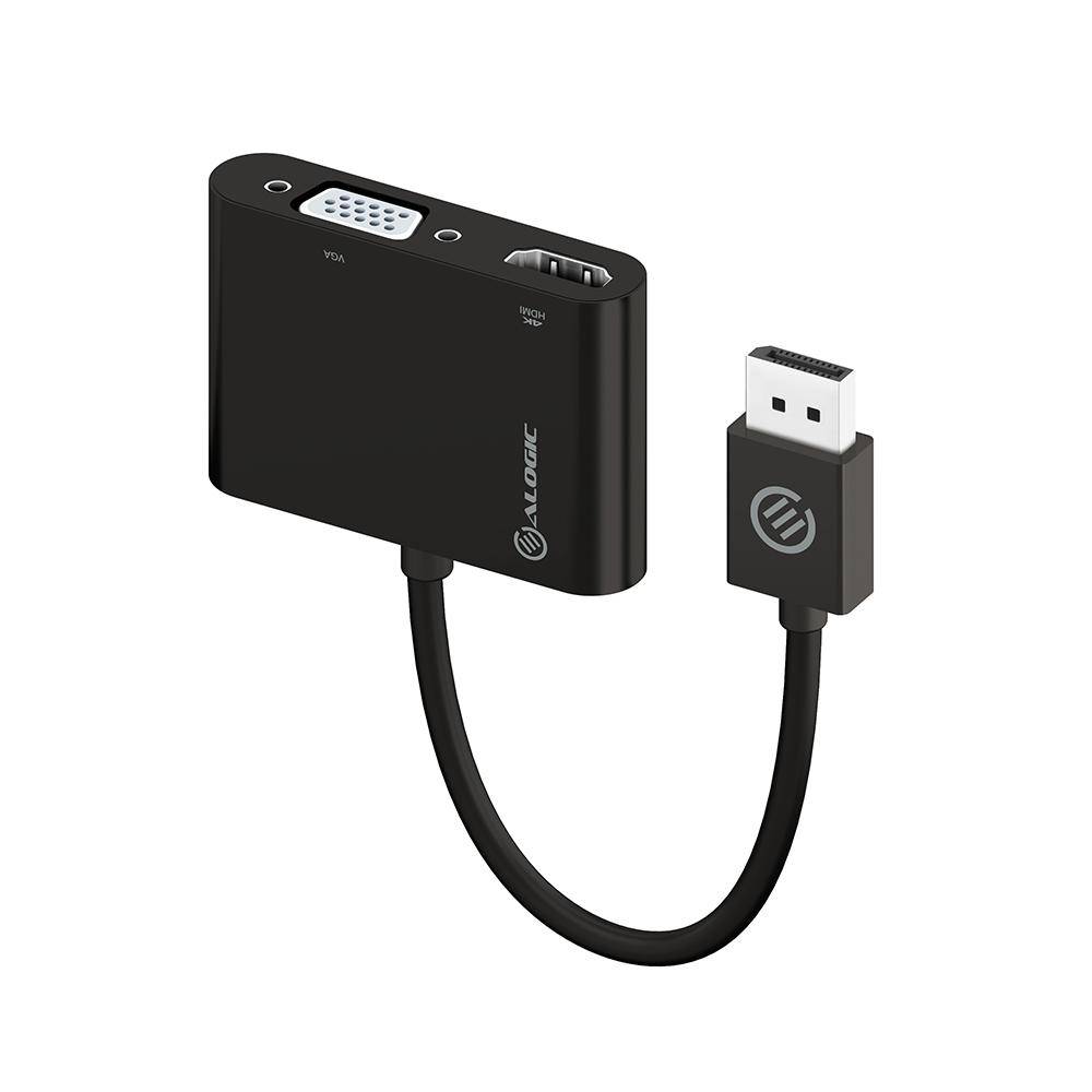 Alogic Adapter DisplayPort Mini -> HDMI VGA schwarz - DP-VGHD4K-ADP