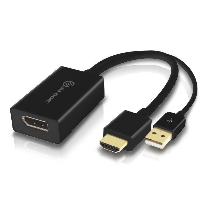 9350784010452 - Adapter Konverter HDMI -> DisplayPort M F schwarz 9350784010452 - Adapter Konverter HDMI -> DisplayPort M F schwarz