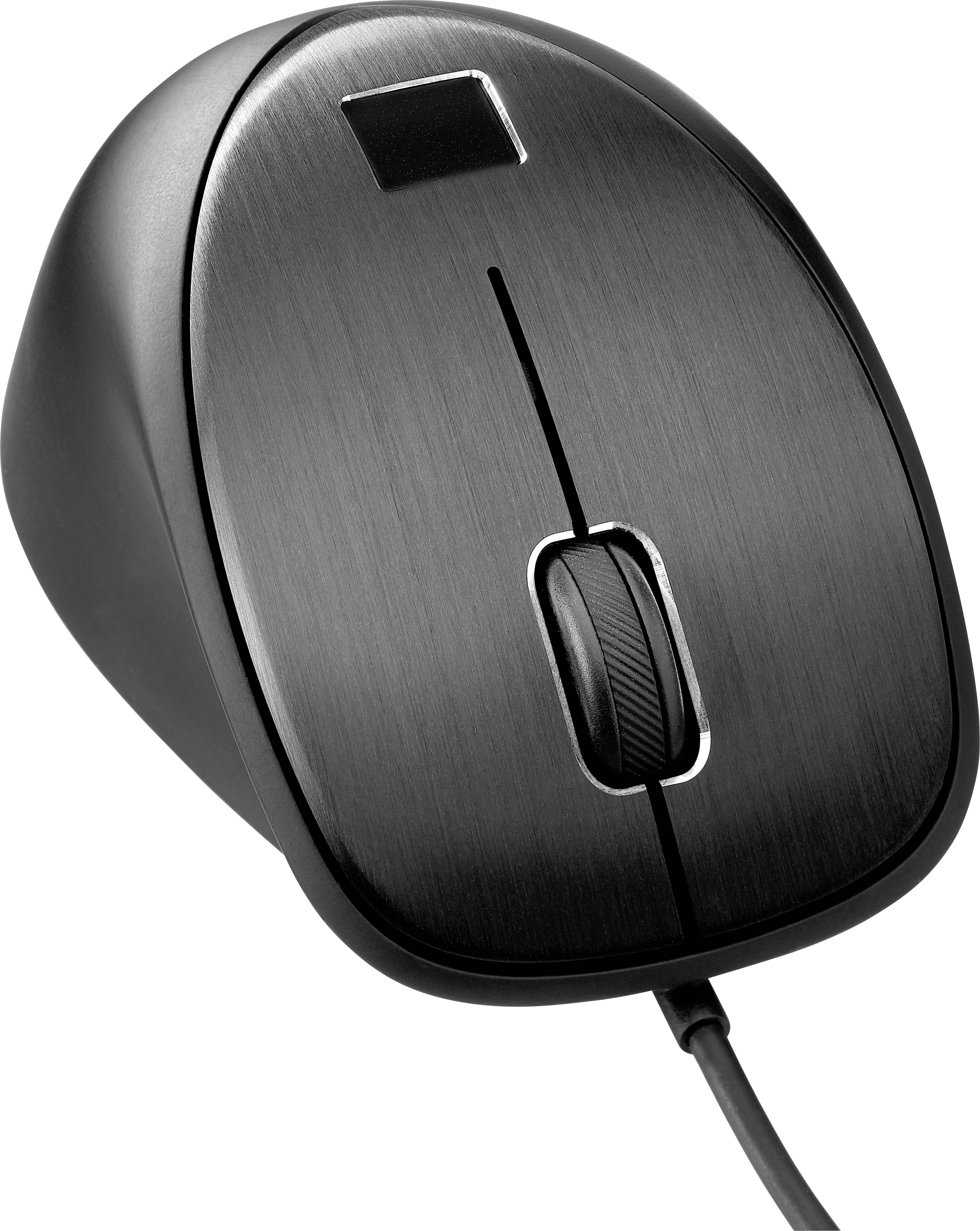 HP Maus USB Fingerprint Laser-3Tasten-kabelgebunden-USB - 4TS44AA#AC3
