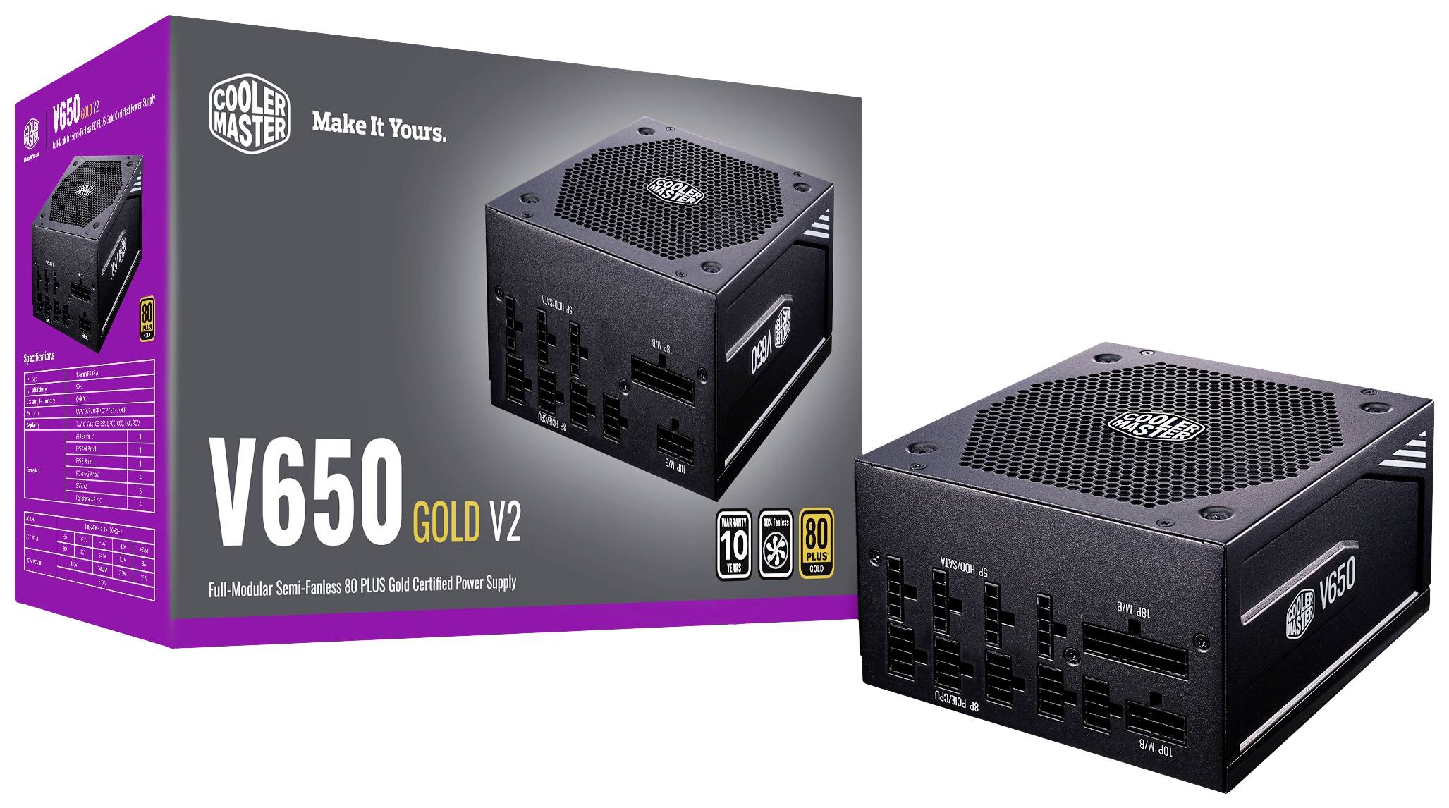 4719512091418 - V Series V650 Gold - V2 Netzteile - 650 Watt - 135 mm - ATX 251 - 80 Plus Gold zertifiziert 4719512091418 - V Series V650 Gold - V2 Netzteile - 650 Watt - 135 mm - ATX 251 - 80 Plus Gold zertifiziert