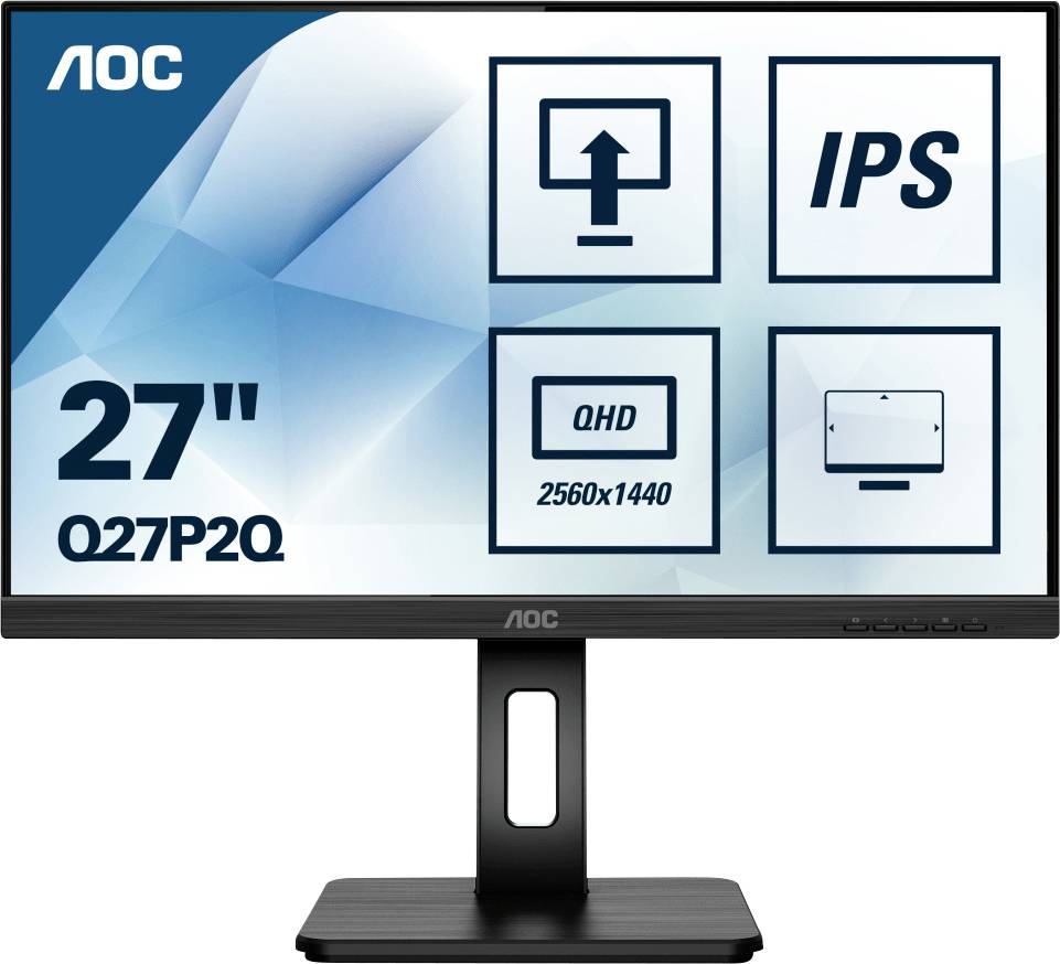 4038986187961 - Q27P2Q - LED-Monitor - 686 cm (27) - 2560 x 1440 1440p (Quad HD) - IPS - 300 cd m² - 10001 - 4 ms - HDMI VGA DisplayPort - Lautsprecher - Schwarz - Sonderposten 4038986187961 - Q27P2Q - LED-Monitor - 686 cm (27) - 2560 x 1440 1440p (Quad HD) - IPS - 300 cd m² - 10001 - 4 ms - HDMI VGA DisplayPort - Lautsprecher - Schwarz - Sonderposten