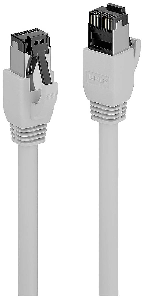 LINDY Patchkabel Cat.8.1 S/FTP LSZH Kabel, grau, 2m - 47434
