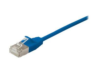 4015867209813 - Equip Patchkabel Cat6A  F FTP 2xRJ45 1000m blau  Slim  LSZH Polybeutel