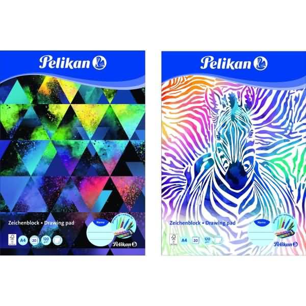 Pelikan Zeichenblock DIN A4, 120g/m2, 20 Blatt - 236782