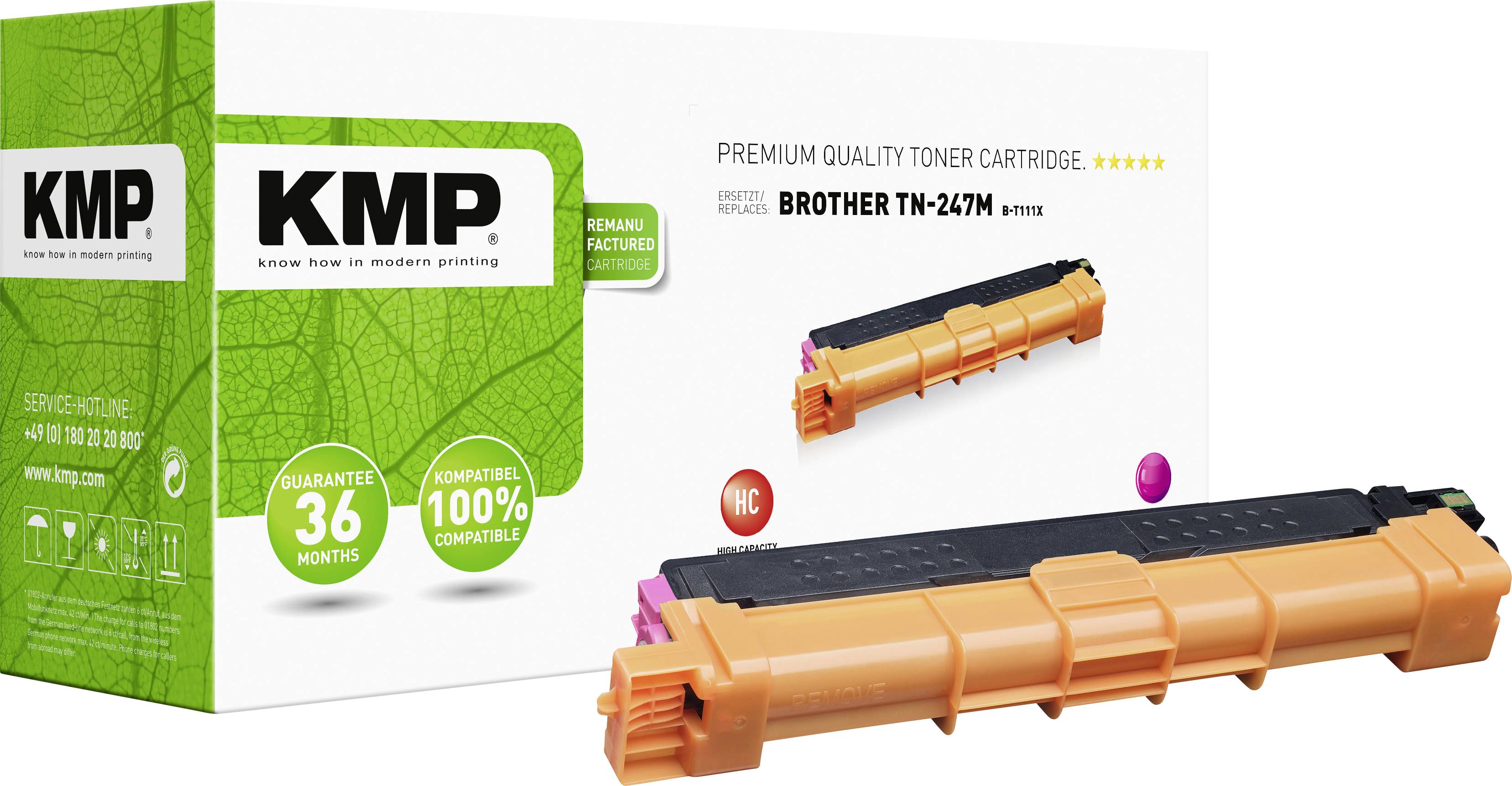 KMP Toner Brother TN-247M magenta 2300 S.B-T111X remanufactured - 1268,3006