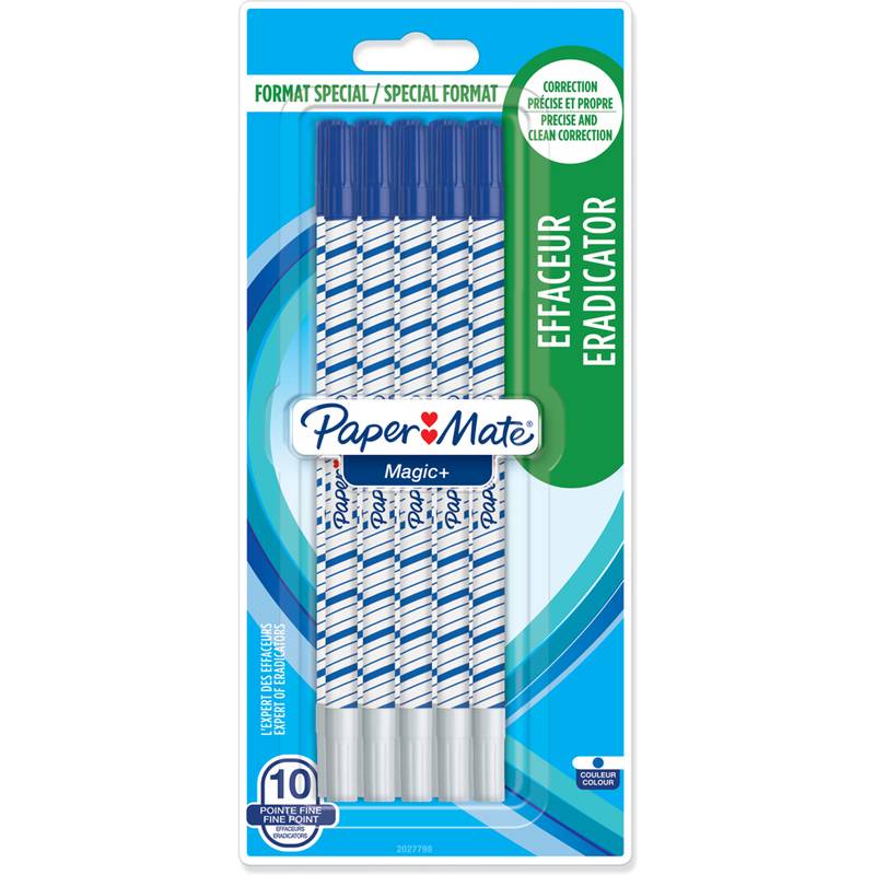 PAPER MATE Tintenlöscher Magic+ Rundspitze 10er Blister PapierBüroSchreibwar