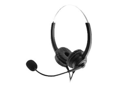 MediaRange Headset binaural Stereo USB 2.0 Schwarz - MROS304