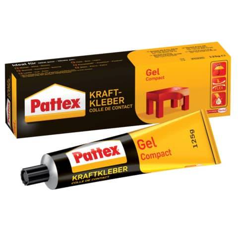Pattex Kraftkleber Compact, Kontaktkleber, Gel, Tube, 125g - 9H PCG2C