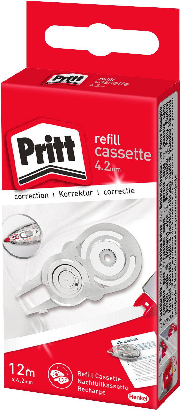 Pritt Korrektur Refill flex Roller, Nachfüllkassette 975 Heften,Lochen,Kleben