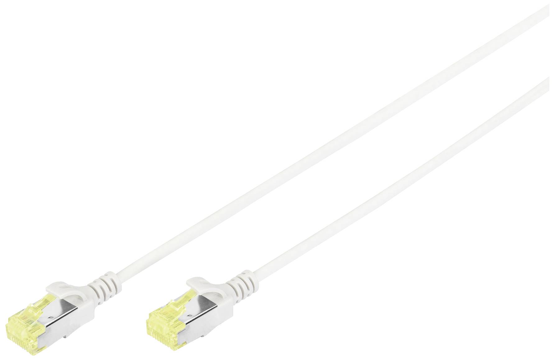 DIGITUS Patchkabel CAT 6A U/FTP Slim  1m grau Cat6 Kabel
