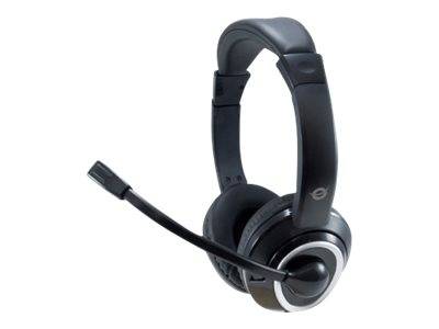CONCEPTRONIC Headset Klinke Mikro,int.Bed.Stereo 2.0m sw - POLONA02B