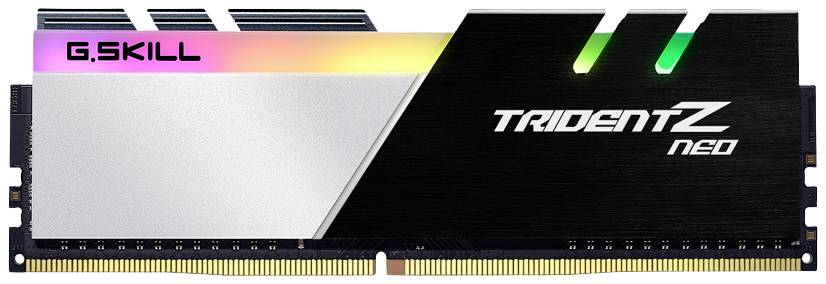 4713294225283 - Trident Z Neo DDR4-3600 - 64GB - CL16 - Dual Channel (2 pcs) - AMD Optimized - Schwarz mit RGB 4713294225283 - Trident Z Neo DDR4-3600 - 64GB - CL16 - Dual Channel (2 pcs) - AMD Optimized - Schwarz mit RGB
