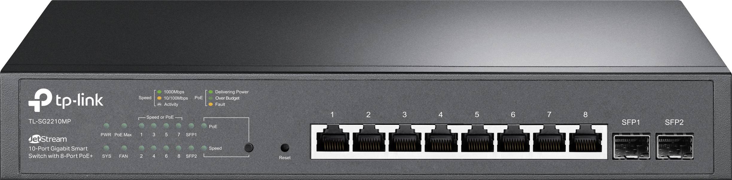 TP-Link Omada Switch  8x GE SG2210MP (JetStream) POE