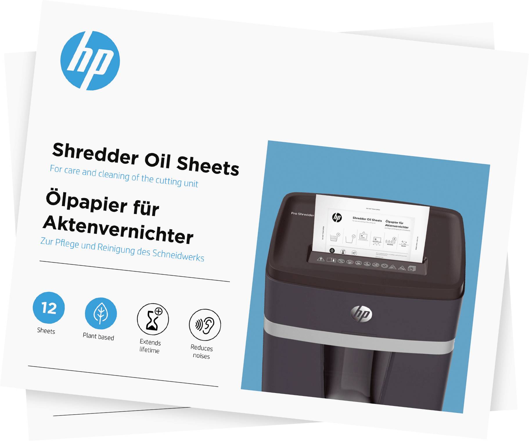 HP Aktenvernichter Öl-Blätter HP Aktenvernichter Öl-Blätter