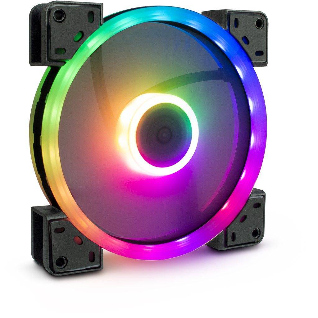 Inter-Tech Lüfter 140*140*25 ARGUS RS-141 RGB,26 RGB-LEDs retail Lüfter