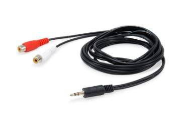 4015867225172 - Equip Audiokabel jack male 2x RCA female 250m 147093 4015867225172 - Equip Audiokabel jack male 2x RCA female 250m 147093