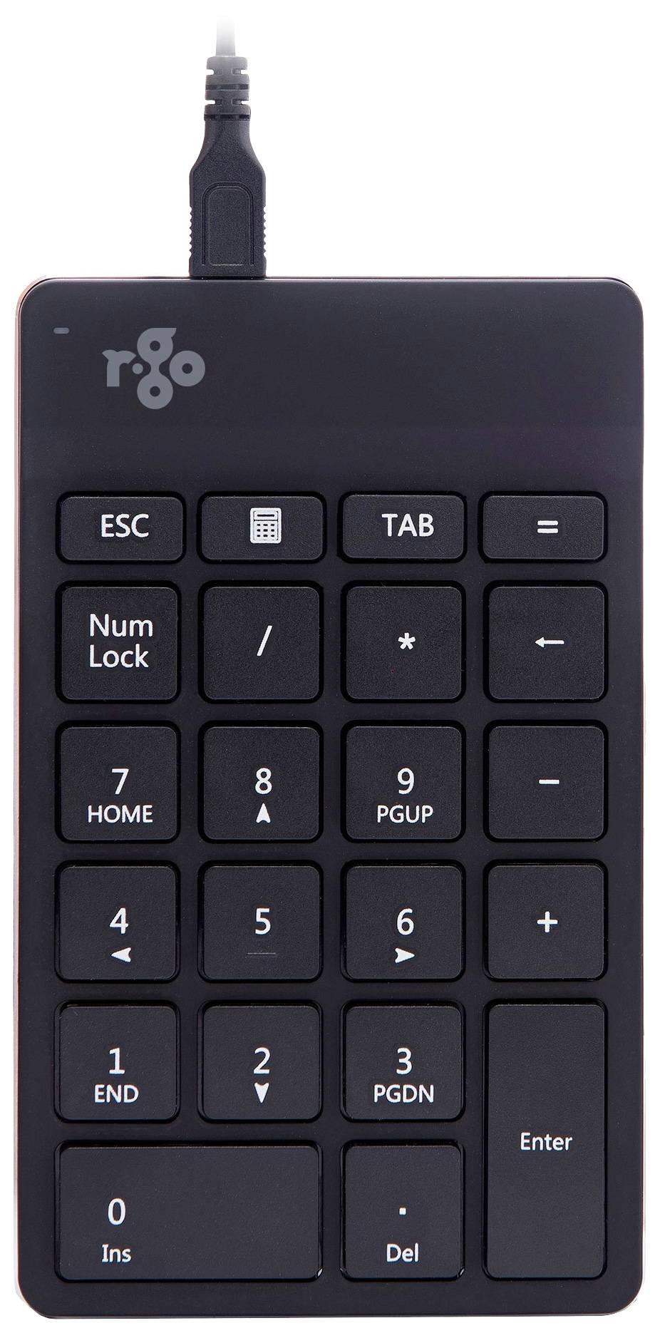 8719274491439 - R-Go Numpad Break - Kabelgebunden - Schwarz - USB - Universal - China - Schwarz - Aluminium - 15 m
