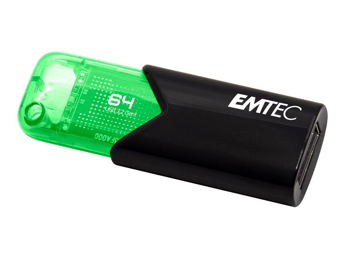 Emtec USB3.2 Click Easy B110 64GB Green - ECMMD64GB113