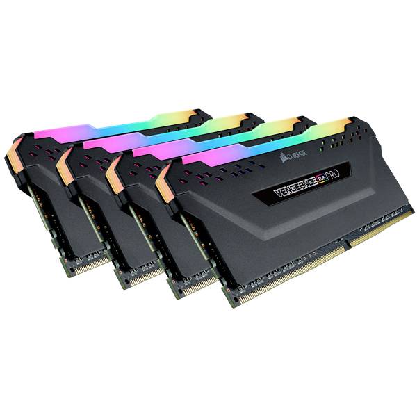 DDR4 64GB PC 3600 CL18 CORSAIR KIT (4x16GB) VENGEANCE RGB retail - CMW64GX4M4D3600C18